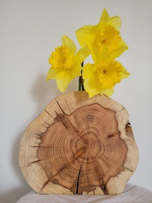 Soliflore en bois fait main