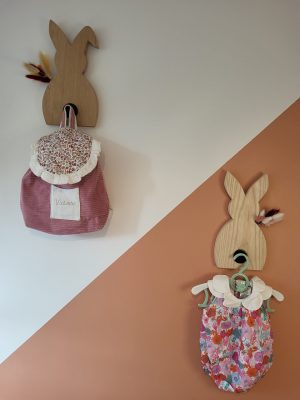 porte manteau patere bois original déco bois chambre enfant bébé