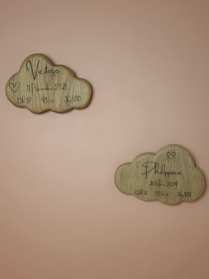 Nuage personnalisé idée cadeau bébé