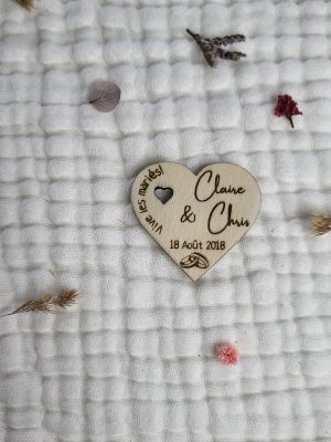 Magnet cadeau invités mariage